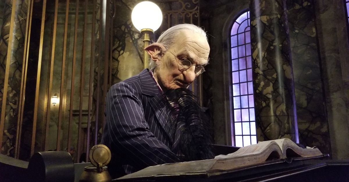 Best goblin names - A goblin in Gringotts Harry Potter