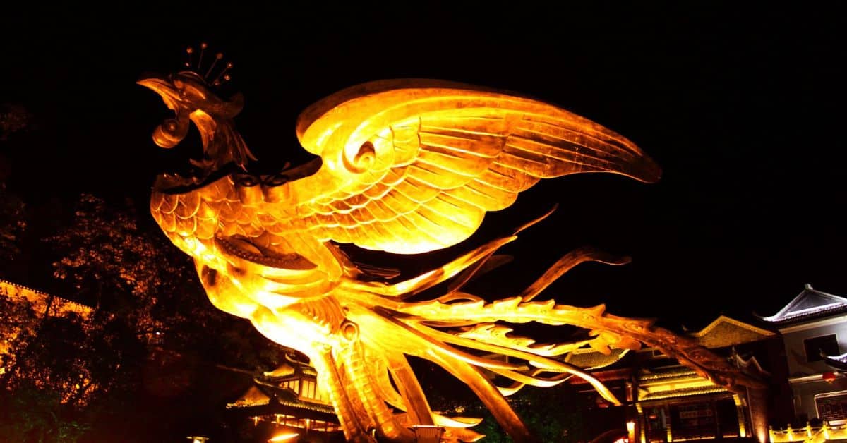 Best phoenix names - A mythical phoenix bird in China
