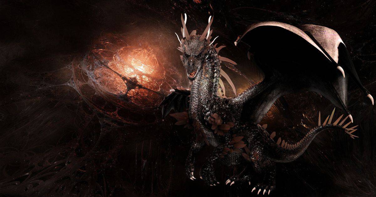Black dragon names - A fierce black dragon