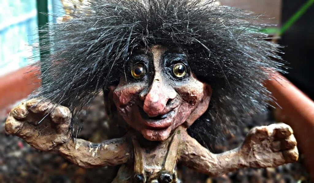 Funny troll names - A troll figurine