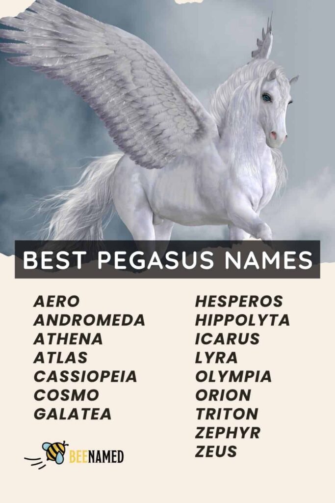 List of best pegasus names with a magical white Pegasus winged horse